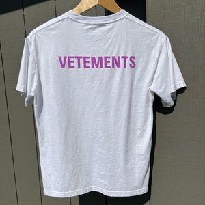 Vetements - women’s crops t shirt